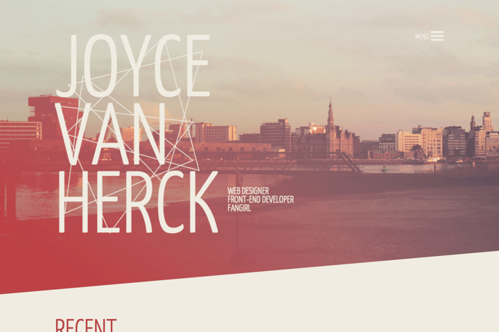 Joyce Van Herck website preview